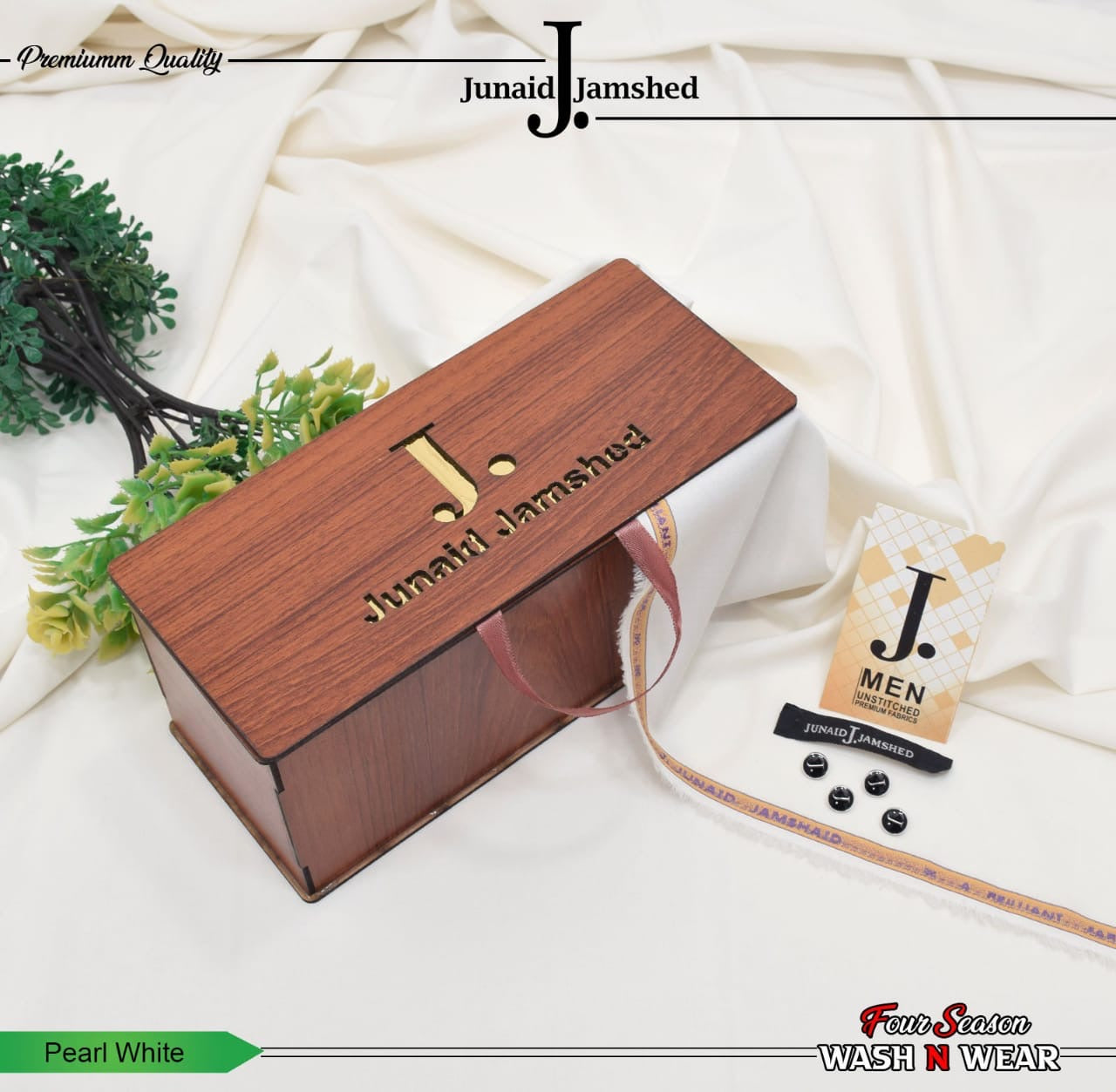 J. Junaid Jamshed wash and Wear Boski #2 - Elegancy Pk