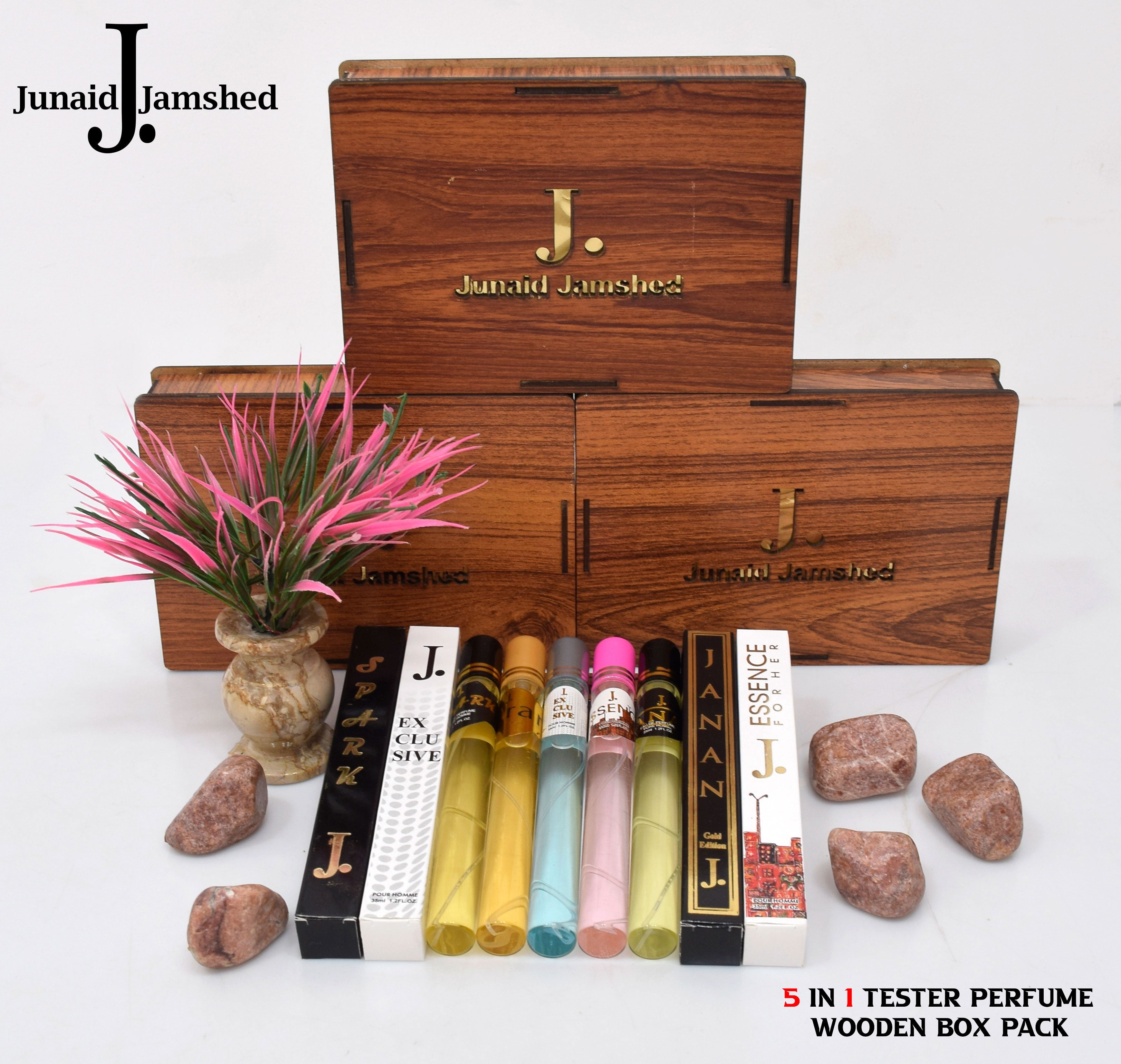 j.5 IN 1 WODEN GIFT BOX PERFUME