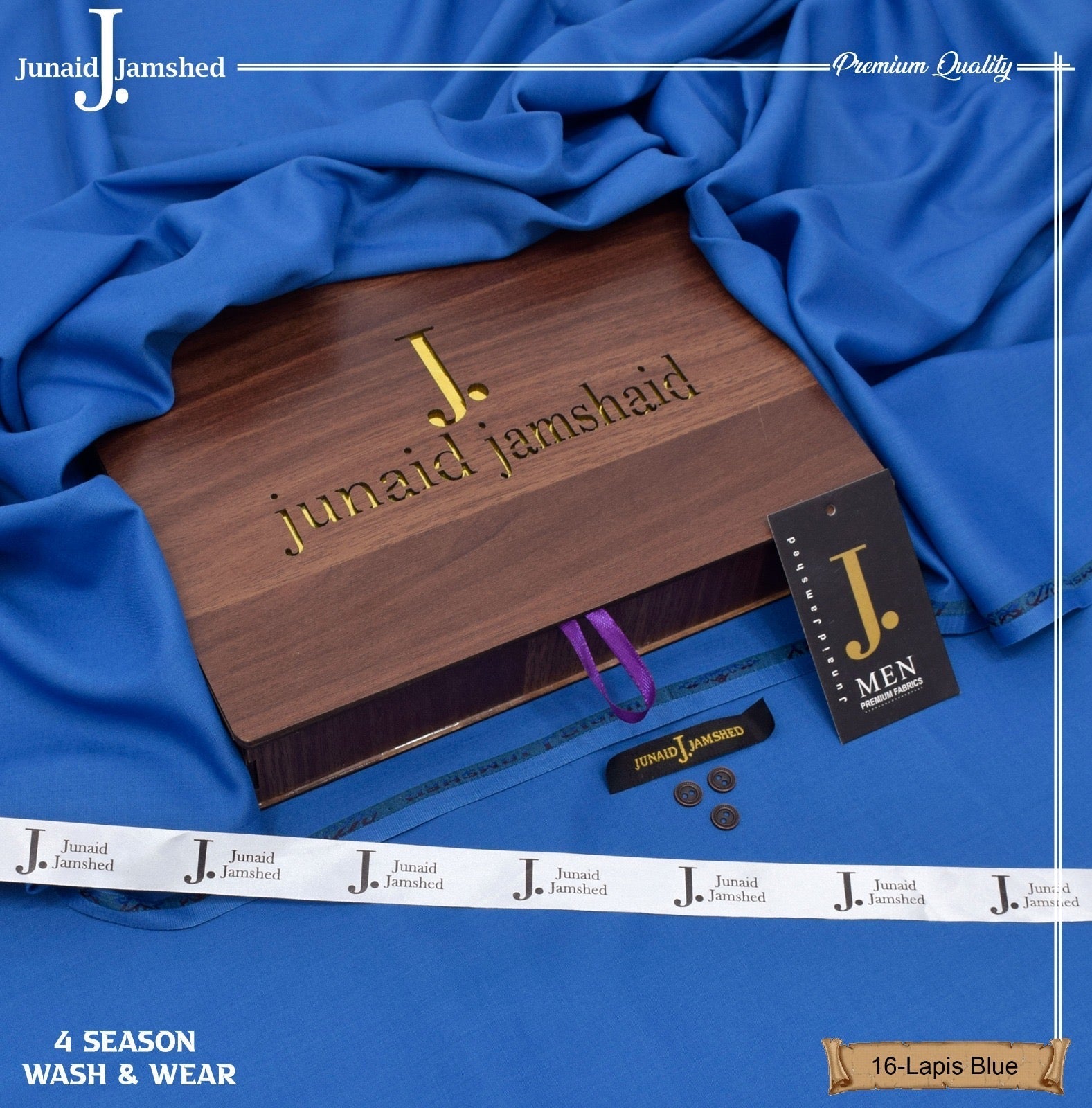 J. Junaid Jamshed wash and Wear Boski #2 - Elegancy Pk