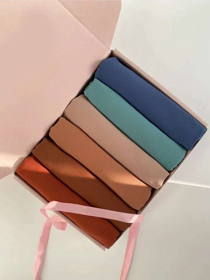 Make Your Bundle Of 6 Hijabs - Classy Pk
